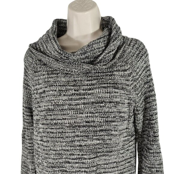 Eight Eight Eight Cowl Neck Knit Sweater Women Size S Black Long Sleeve NEW - Picture 2 of 6